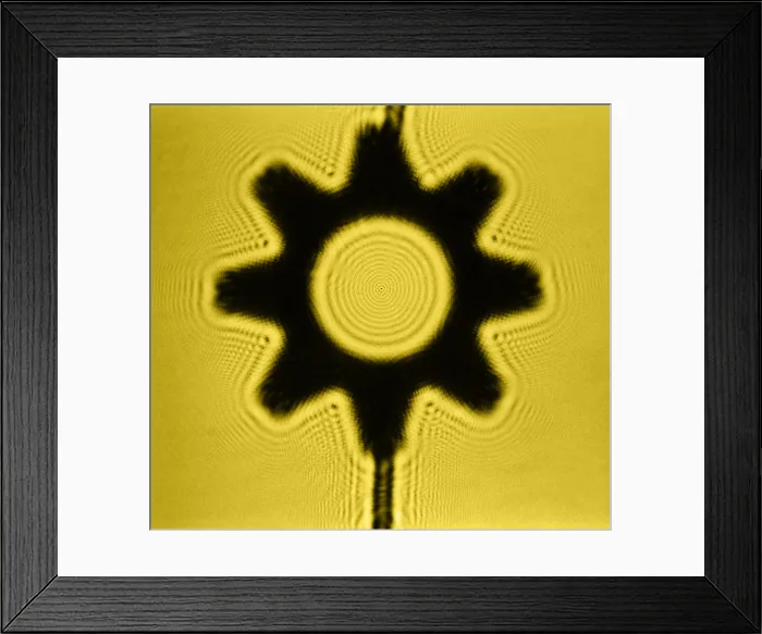 Framed Print : Fresnel Diffraction Pattern