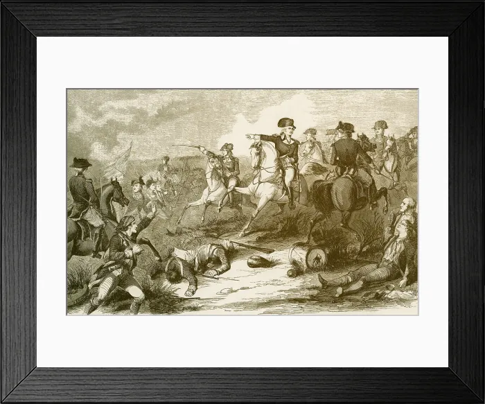Framed Print : The Battle of Monmouth, 1778 Framed Print : The Battle of Monmouth, 1778