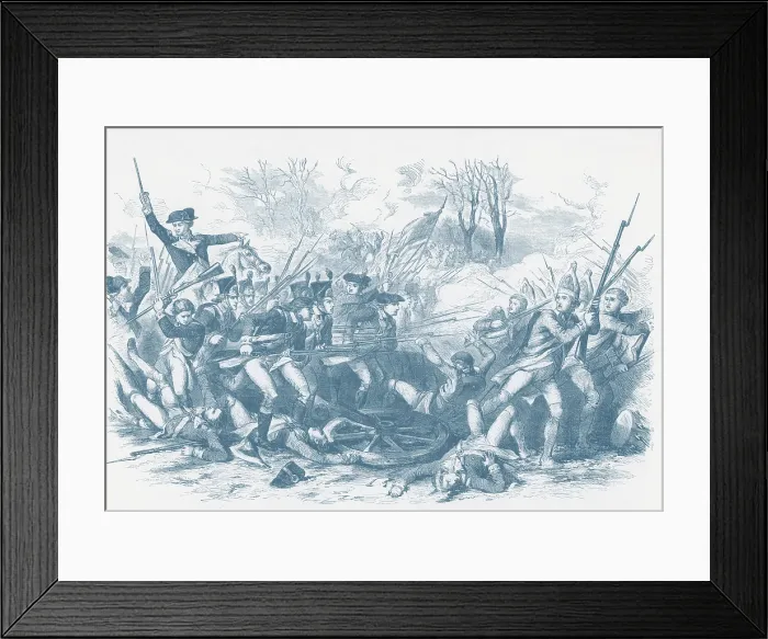 Framed Print : Battle of the Cowpens, 1781