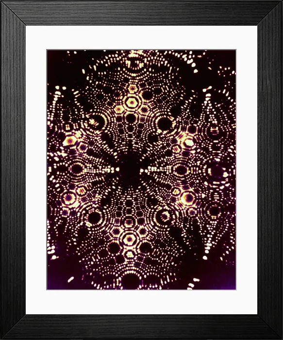 Framed Print : X-Ray Diffraction of Tungsten Tip