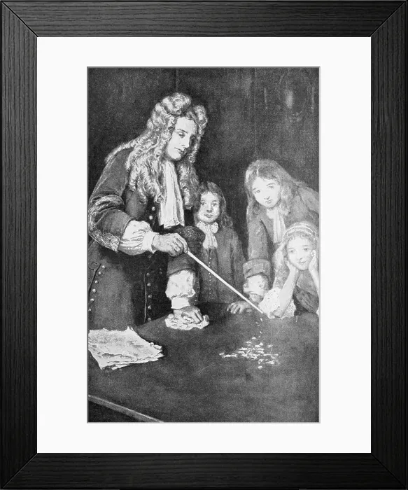 Framed Print : Isaac Newton, English Polymath