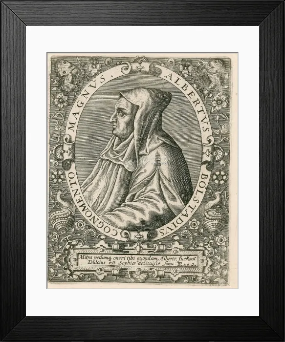 Framed Print : Albertus Magnus, Medieval Philosopher Framed Print : Albertus Magnus, Medieval Philosopher