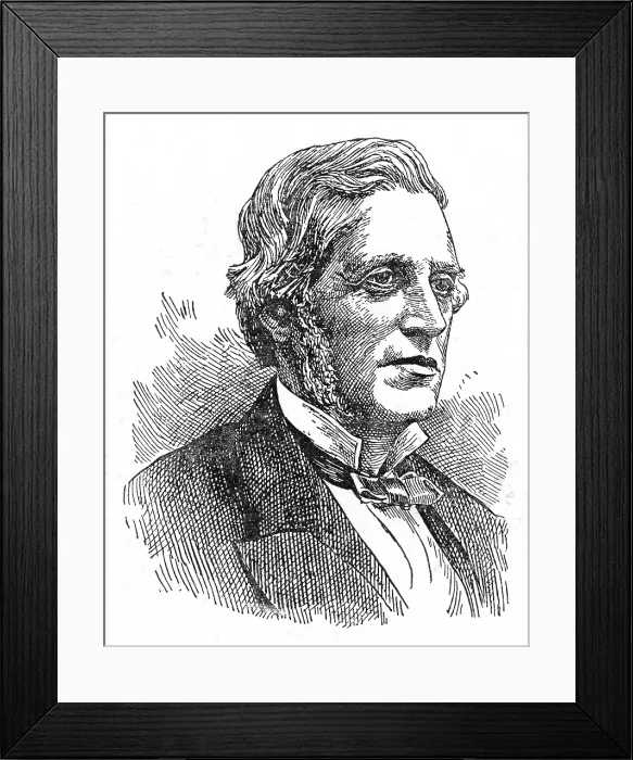 Framed Print : William Bowman, English Anatomist and Histologist