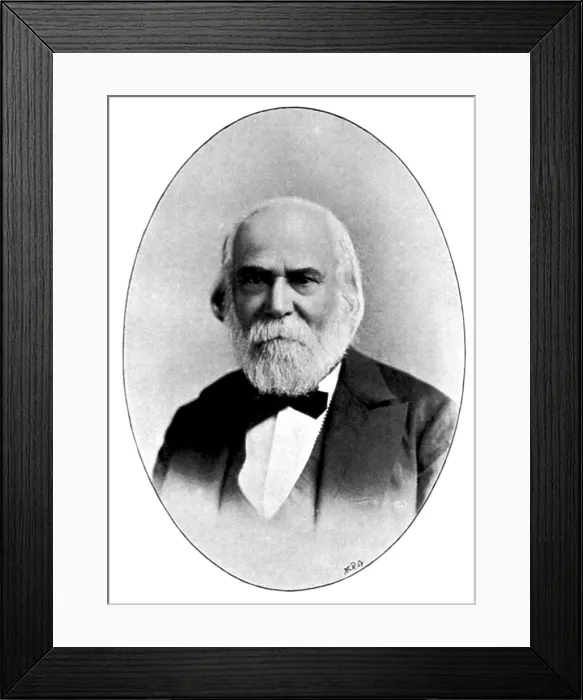 Framed Print : Charles Brown-Sequard, Mauritian Physiologist Framed Print : Charles Brown-Sequard, Mauritian Physiologist