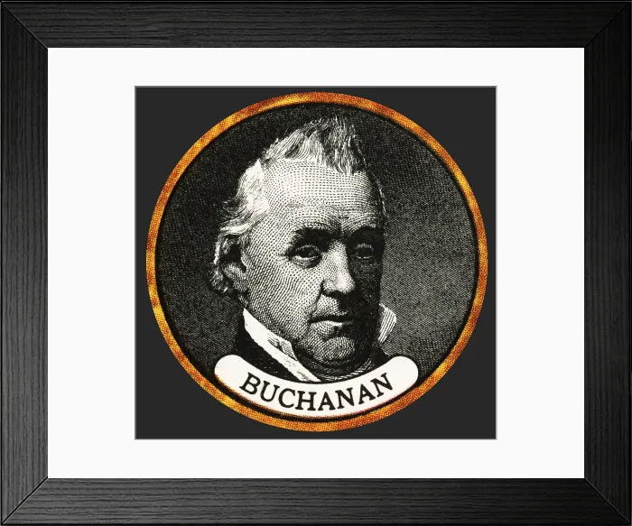 Framed Print : James Buchanan, 15th U.S. President
