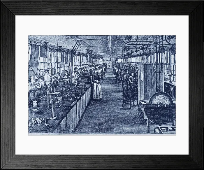 Framed Print : Mill industry Framed Print : Mill industry