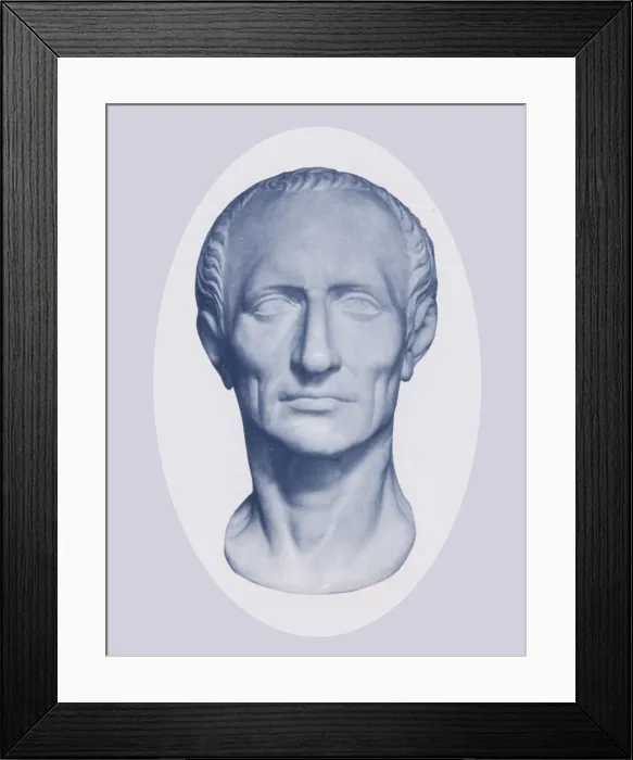 Framed Print : Julius Caesar, Roman General and Statesman Framed Print : Julius Caesar, Roman General and Statesman