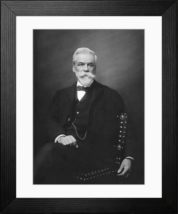 Framed Print : Ernest Solvay, Belgian Chemist Framed Print : Ernest Solvay, Belgian Chemist