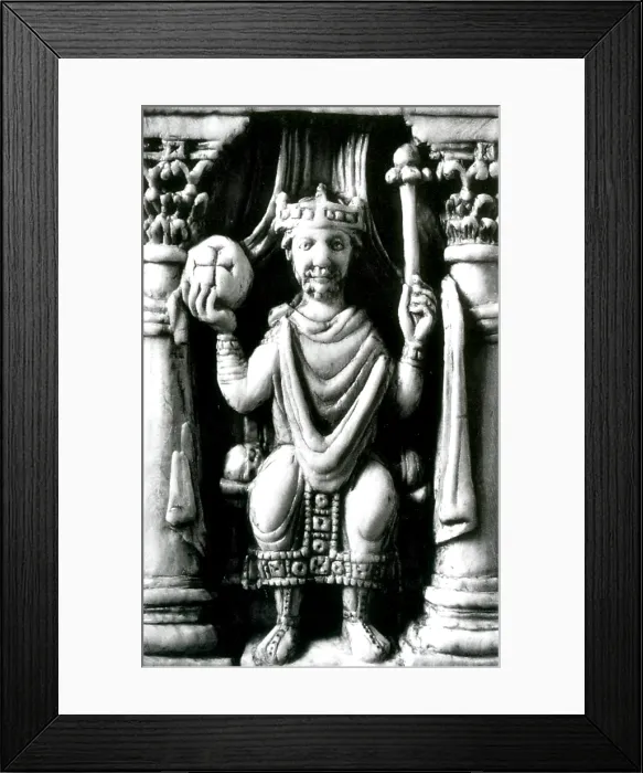 Framed Print : Charlemagne, First Holy Roman Emperor