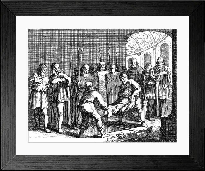 Framed Print : Burial of William the Conqueror, King of England Framed Print : Burial of William the Conqueror, King of England