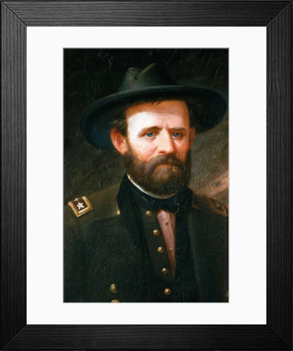 Framed Print : Ulysses S. Grant, 18th U.S. President Framed Print : Ulysses S. Grant, 18th U.S. President