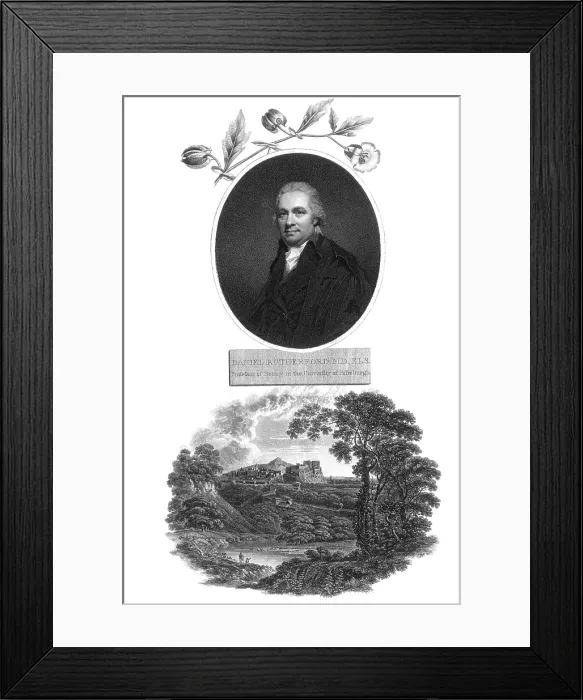 Framed Print : Daniel Rutherford, Scottish Chemist and Botanist Framed Print : Daniel Rutherford, Scottish Chemist and Botanist