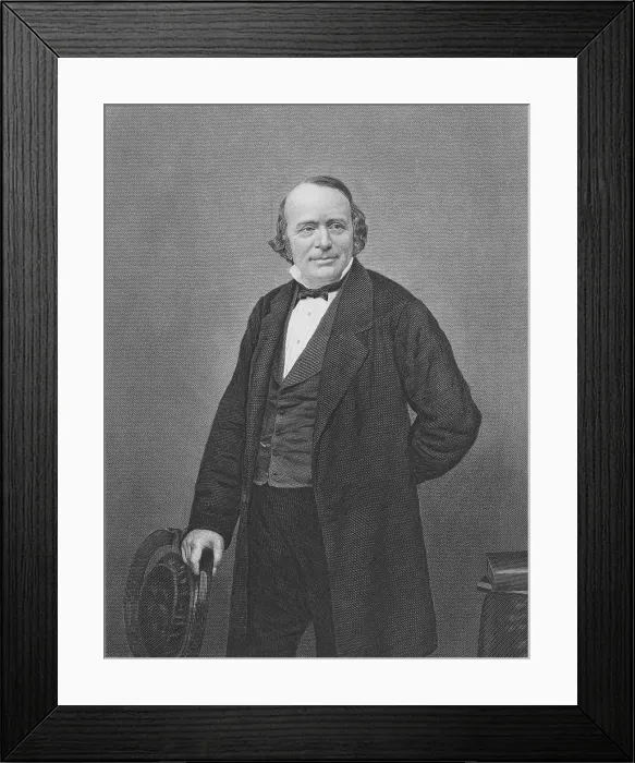 Framed Print : Louis Agassiz, Swiss-American Polymath Framed Print : Louis Agassiz, Swiss-American Polymath