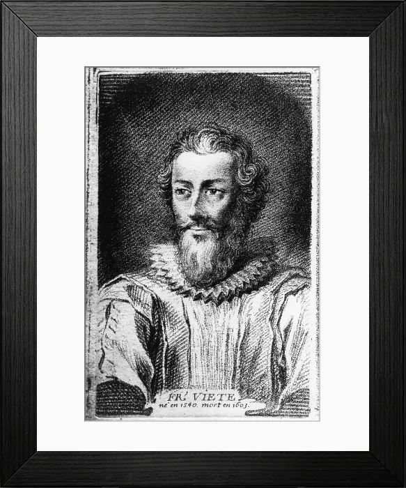 Framed Print : Francois Viete, French Mathematician
