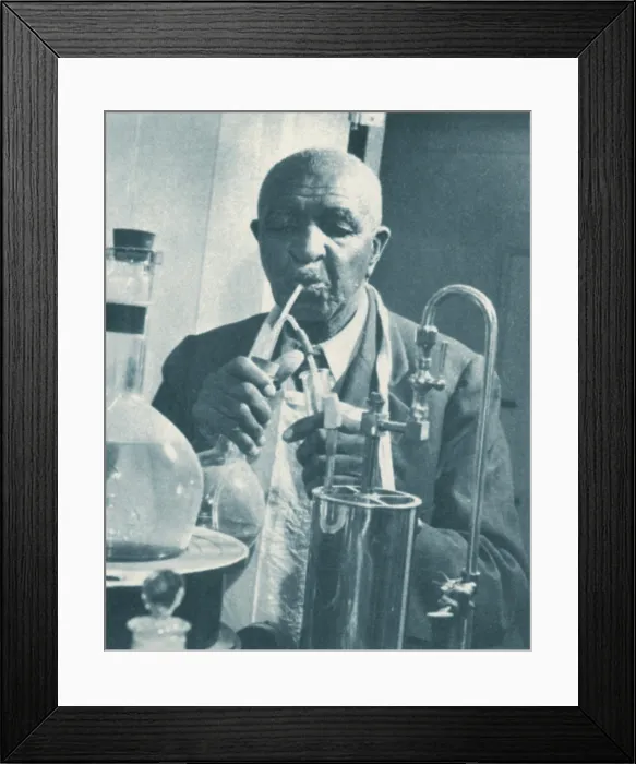 Framed Print : George W. Carver, American Botanist Framed Print : George W. Carver, American Botanist