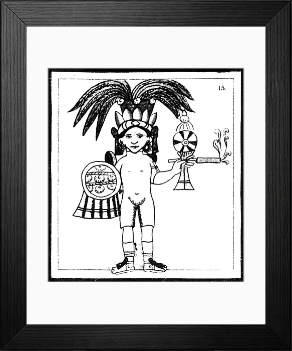 Framed Print : Tobacco In Aztec Ritual, Florentine Codex Framed Print : Tobacco In Aztec Ritual, Florentine Codex