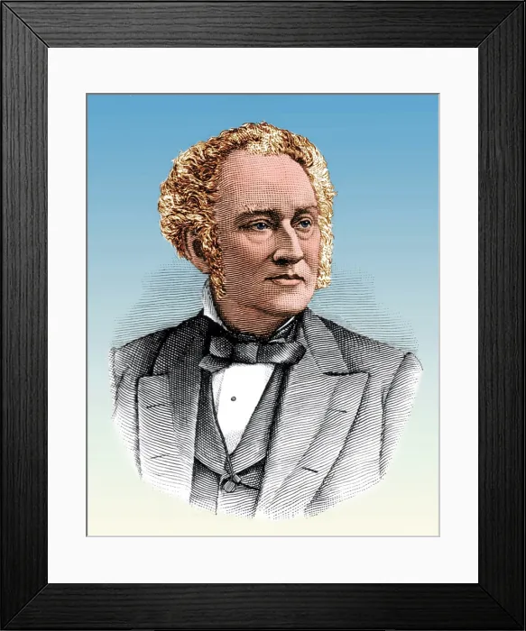 Framed Print : Samuel David Gross, American Surgeon and Anatomist Framed Print : Samuel David Gross, American Surgeon and Anatomist