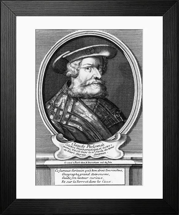 Framed Print : Claudius Ptolemy, Greek-Roman Polymath