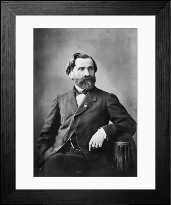 Framed Print : Giuseppe Verdi, Italian Composer