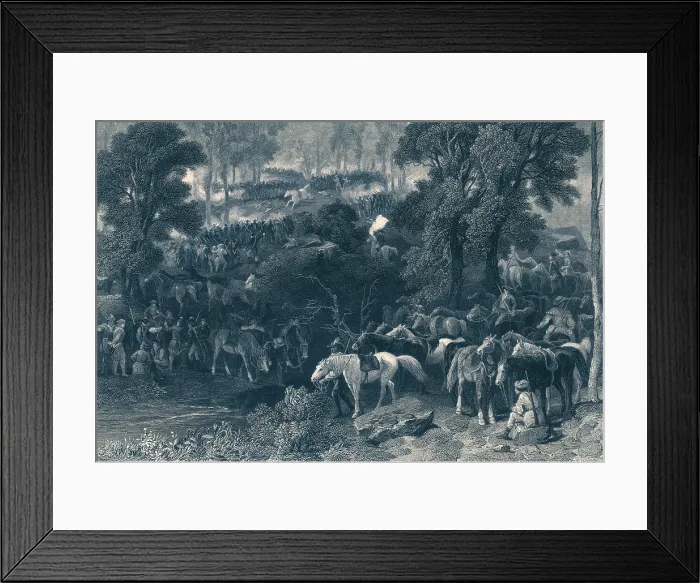 Framed Print : Battle of Kings Mountain, 1780 Framed Print : Battle of Kings Mountain, 1780