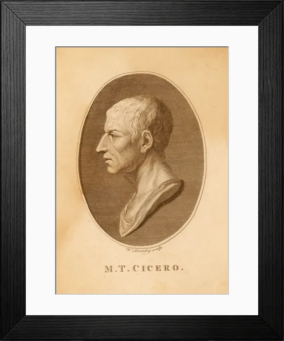 Framed Print : Cicero, Ancient Roman Philosopher Framed Print : Cicero, Ancient Roman Philosopher