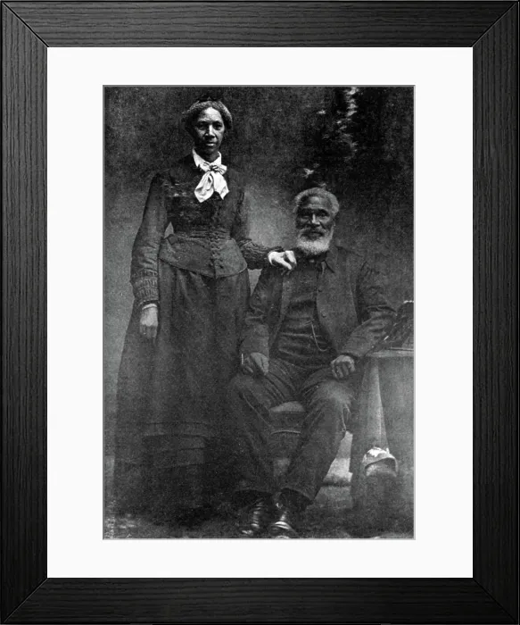 Framed Print : Josiah and Nancy Henson, American Author and Abolitionist Framed Print : Josiah and Nancy Henson, American Author and Abolitionist