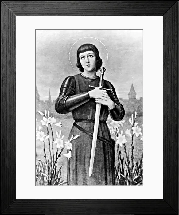 Framed Print : Joan of Arc, French National Heroine Framed Print : Joan of Arc, French National Heroine