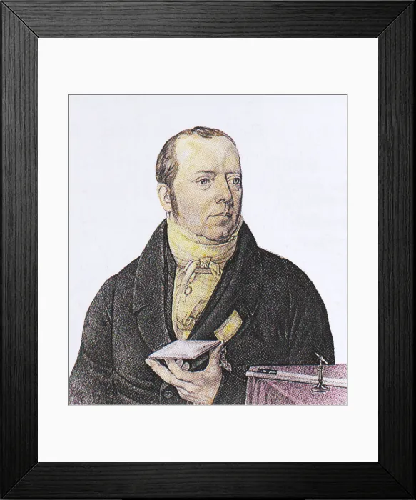 Framed Print : Hans Christian Orsted, Danish Physicist Framed Print : Hans Christian Orsted, Danish Physicist