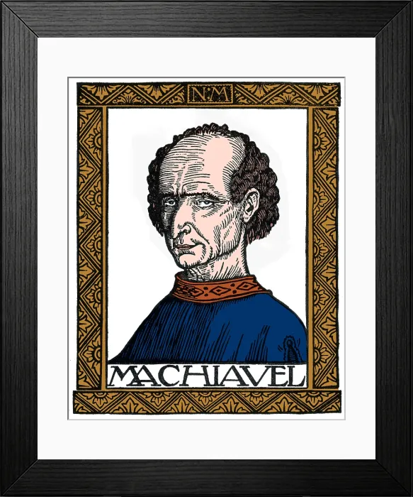Framed Print : Niccolo Machiavelli, Italian Author Framed Print : Niccolo Machiavelli, Italian Author