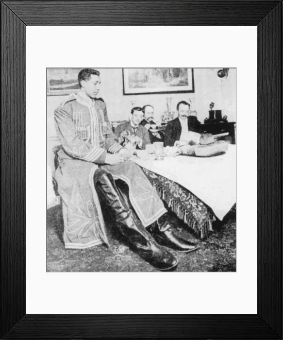 Framed Print : Feodor Machnov, The Russian Giant