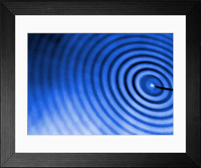 Framed Print : Circular Ripples Framed Print : Circular Ripples