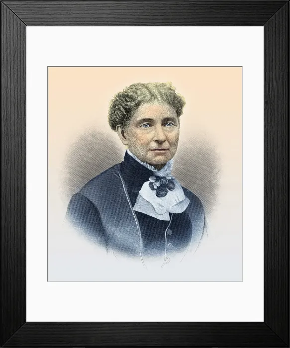 Framed Print : Amelia Bloomer, American Activist Framed Print : Amelia Bloomer, American Activist