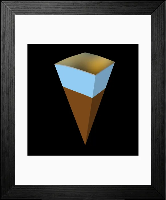 Framed Print : Interior of Pluto Framed Print : Interior of Pluto