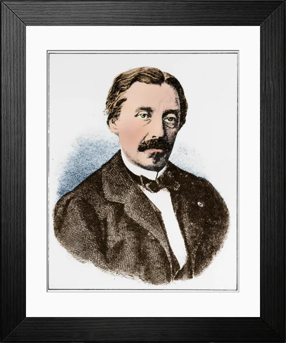 Framed Print : Leon Foucault, French Physicist