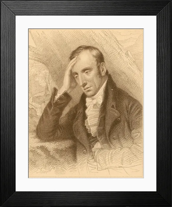 Framed Print : William Wordsworth, English Romantic Poet Framed Print : William Wordsworth, English Romantic Poet