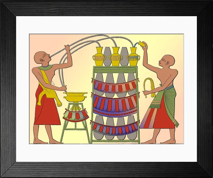 Framed Print : Distillation in Ancient Egypt Framed Print : Distillation in Ancient Egypt