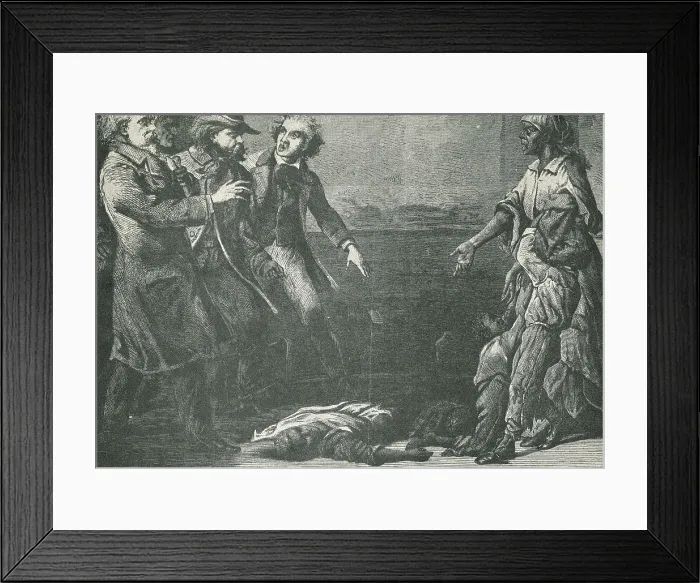 Framed Print : The Capture of Margaret Garner Framed Print : The Capture of Margaret Garner
