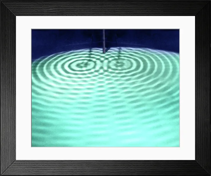 Framed Print : Intersecting Ripples
