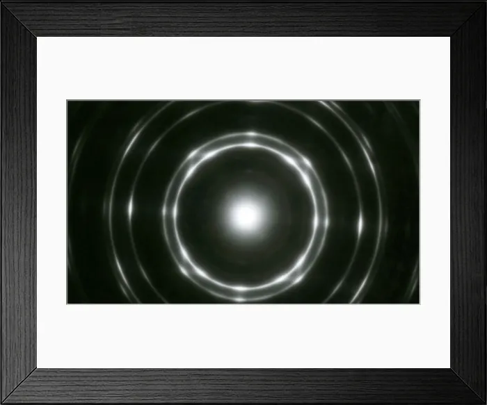 Framed Print : X-Ray Diffraction of Chromium