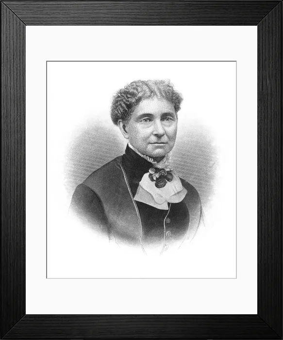 Framed Print : Amelia Bloomer, American Activist