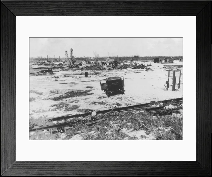 Framed Print : After 1935 Labor Day Hurricane, 2 of 2