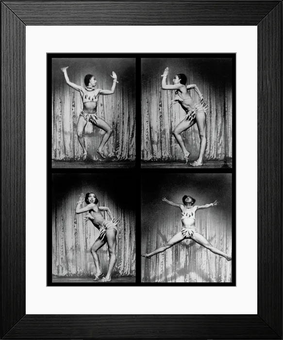 Framed Print : Josephine Baker, American Entertainer Framed Print : Josephine Baker, American Entertainer