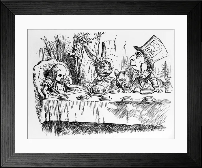 Framed Print : Alice in Wonderland Framed Print : Alice in Wonderland