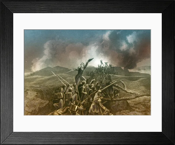 Framed Print : Battle of Stony Point, 1779