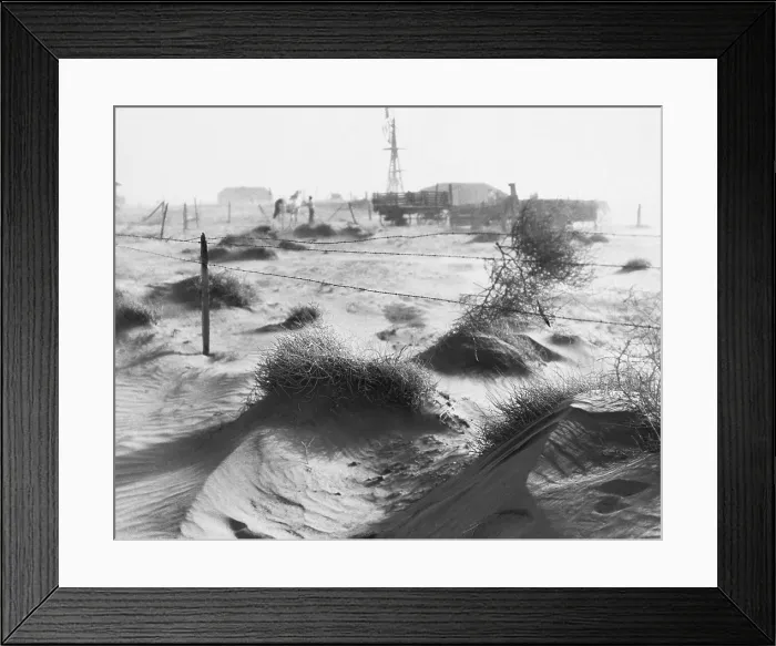 Framed Print : Dust Bowl, 1930s Framed Print : Dust Bowl, 1930s