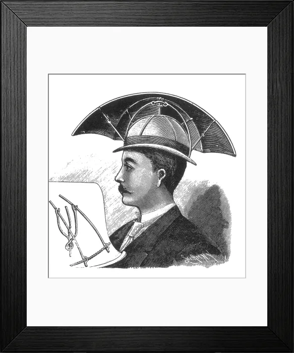 Framed Print : Bartine's Sunshade Hat, 1890 Framed Print : Bartine's Sunshade Hat, 1890