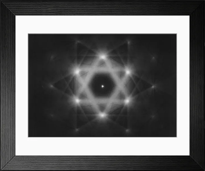Framed Print : Kikuchi pattern Framed Print : Kikuchi pattern