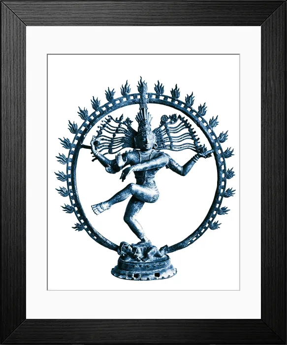 Framed Print : Shiva. Colorized image of the Hindu deity Shiva, depicted as Lord of Dance, derived Framed Print : Shiva. Colorized image of the Hindu deity Shiva, depicted as Lord of Dance, derived