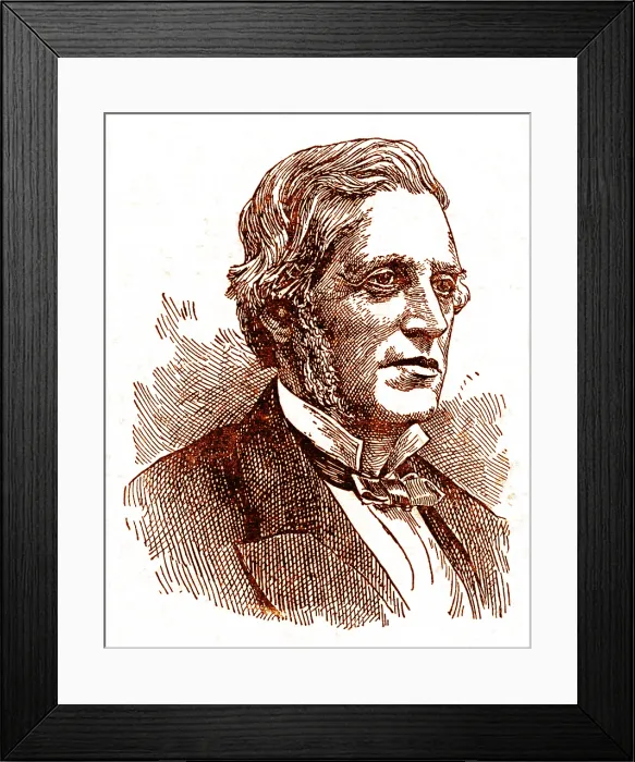 Framed Print : William Bowman, English Anatomist and Histologist