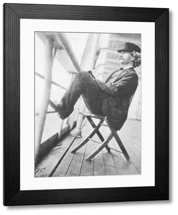 Framed Print : Mark Twain, American Author and Humorist Framed Print : Mark Twain, American Author and Humorist
